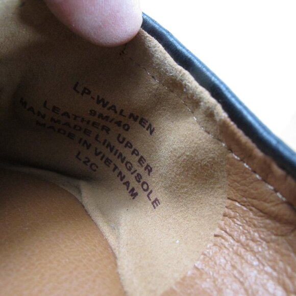 Lucky Brand Mary Jane Flats Shoes Black Leather Size 9 - Picture 6 of 8